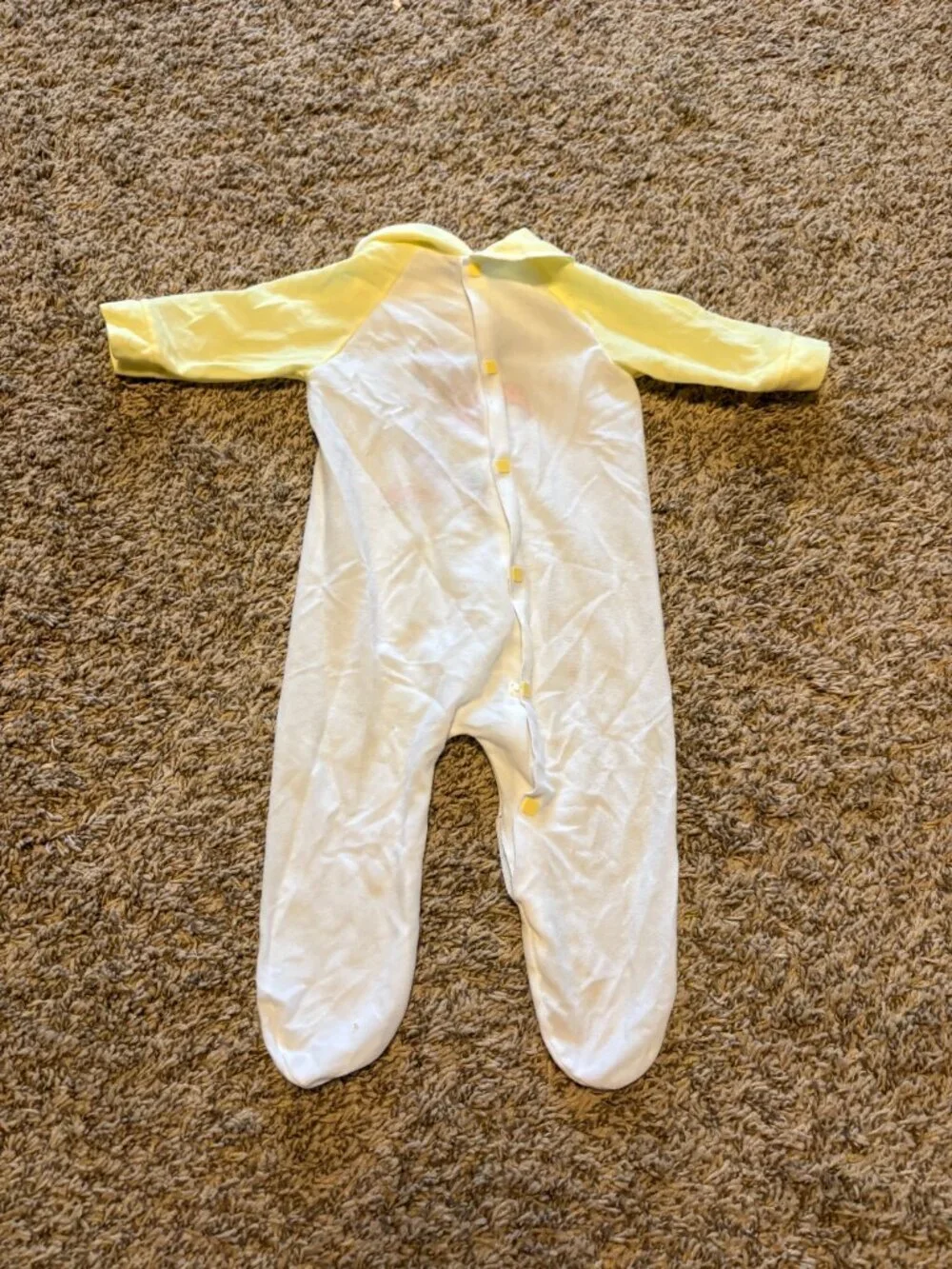 Vintage Mickey Mouse Big Gain football baby sleeper